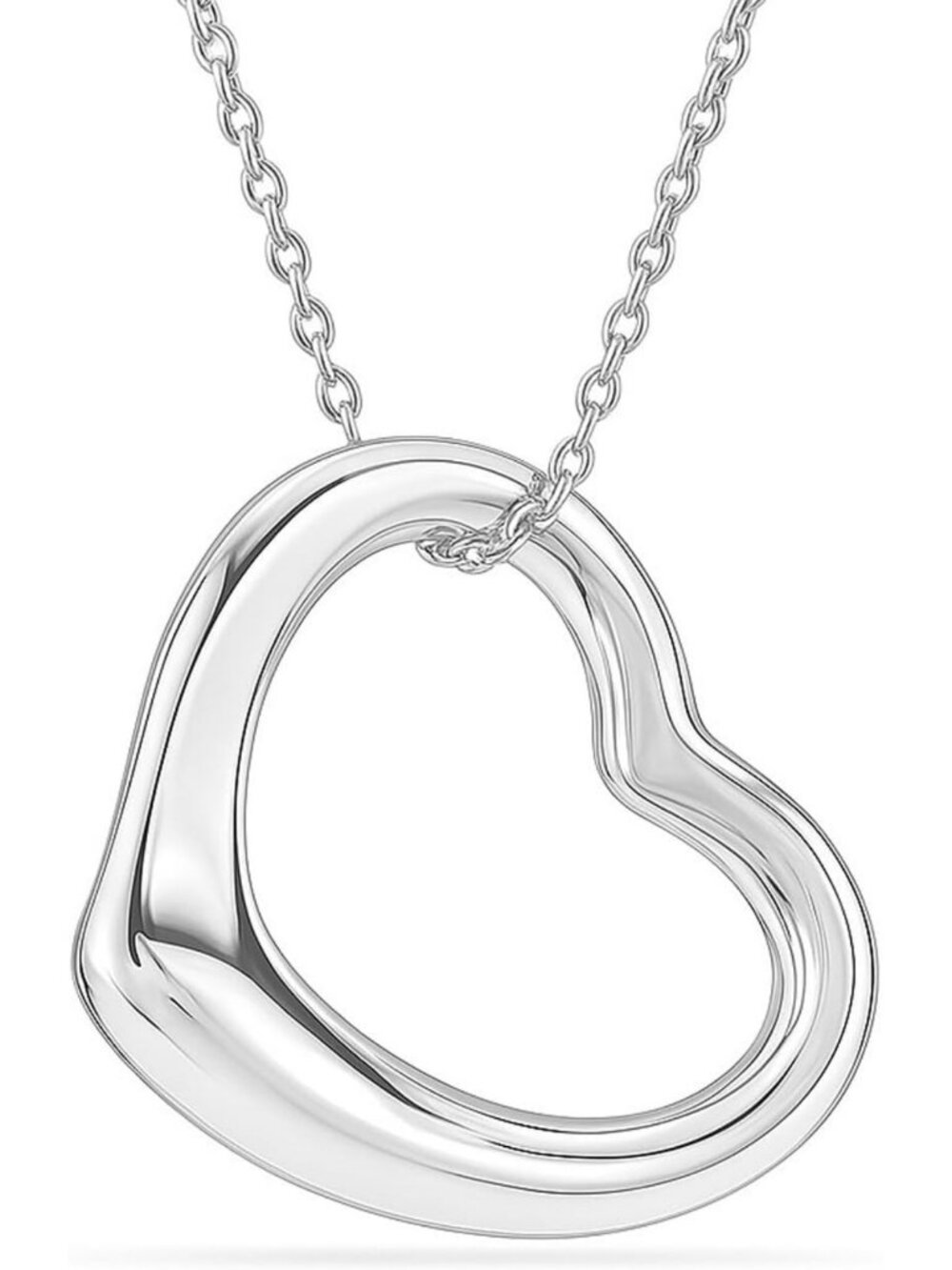 Lightweight 925 Sterling Silver Pendant Necklace for Women & Teens - 18" Chain